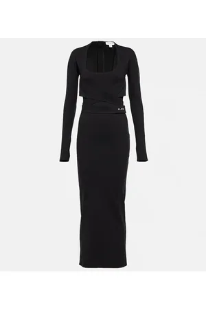 Alaïa Alaïa Abito midi in jersey