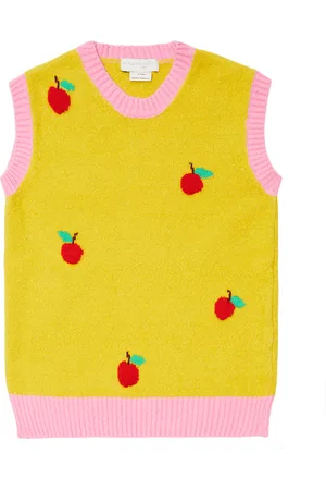 Stella McCartney Gilet in maglia di misto cotone