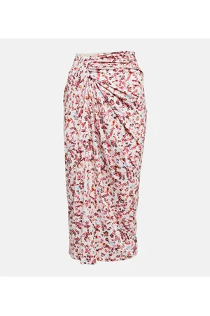 Marant Etoile Gonna midi Jeldia in jersey con stampa