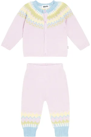 Molo Baby - Cardigan e pantaloni in misto lana