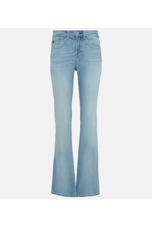 AG Jeans Jeans flared con ricamo