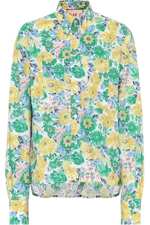 Plan C Camicia a stampa floreale in cotone