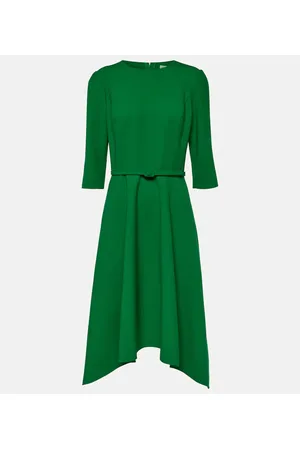 Oscar de la Renta Abito midi in misto lana