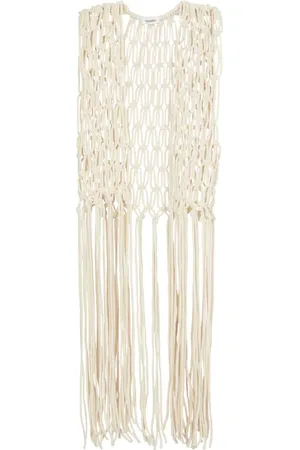 Nanushka Gilet Thuza in macramé