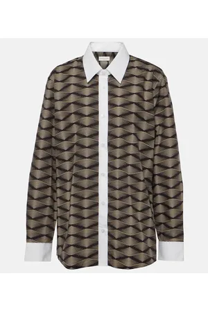 DRIES VAN NOTEN Camicia in popeline di cotone