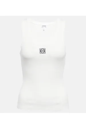Loewe Tank top Anagram in misto cotone
