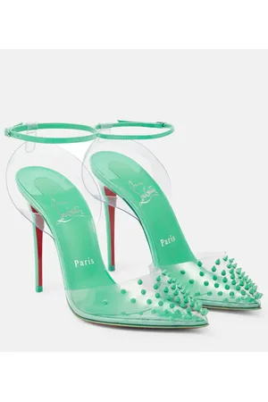 Christian Louboutin Pumps Spikoo 100 in PVC e vernice