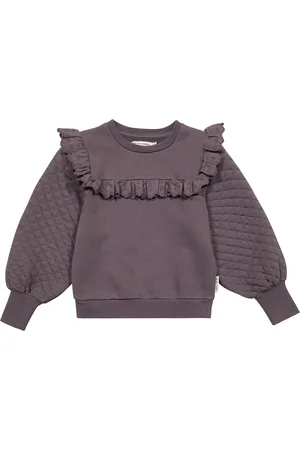 The New Society Pullover Rebeca in cotone con volant