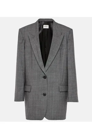 Marant Etoile Blazer Prezioso in lana a quadri
