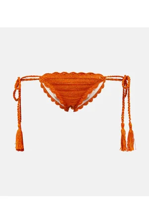 ANNA KOSTUROVA Slip bikini in crochet