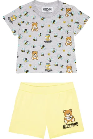 Moschino Baby - T-shirt e shorts in cotone