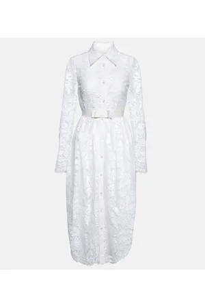 Erdem Abito chemisier Corrine in pizzo