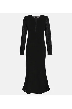 Tom Ford Abito lungo in maglia lamé