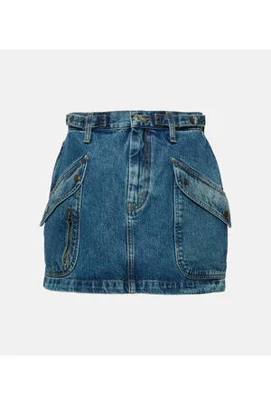 RE/DONE Minigonna di jeans Racer
