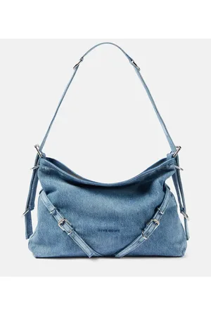 Givenchy Borsa a spalla Voyou Medium in denim