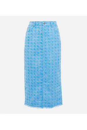 Staud Gonna midi Guinevere in tweed