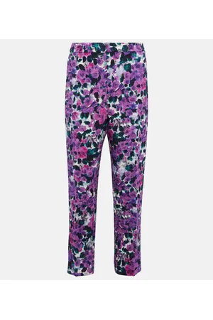 DRIES VAN NOTEN Pantaloni regular con stampa