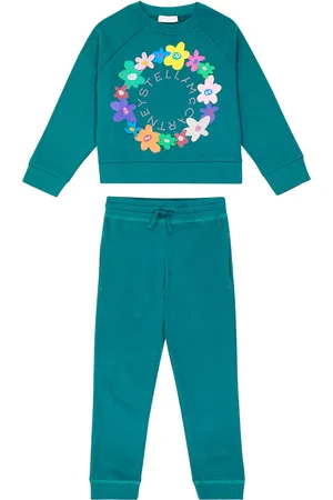 Stella McCartney Felpa e pantaloni sportivi con stampa