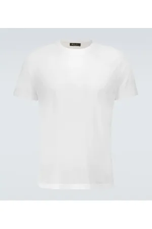 Loro Piana T-shirt in misto seta e cotone