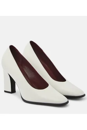 The Row Pumps in pelle