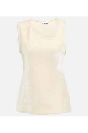 Jil Sander Tank top in velluto