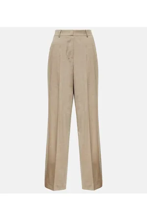 The Frankie Shop Pantaloni Gelso a gamba larga e vita alta