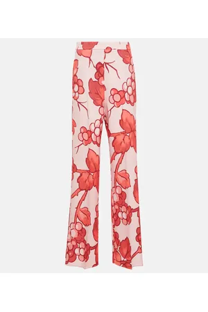 Etro Pantaloni a vita alta con stampa