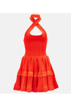 Alaïa Alaïa Miniabito in maglia a coste