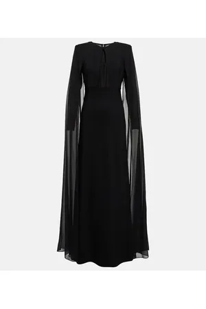 Roland Mouret Abito lungo in chiffon
