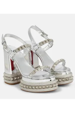 Christian Louboutin Sandali Superaclou in pelle con plateau
