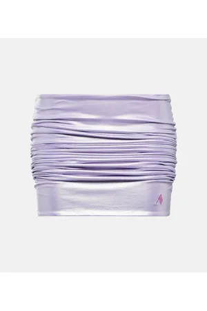 The Attico Minigonna in lycra con ruches