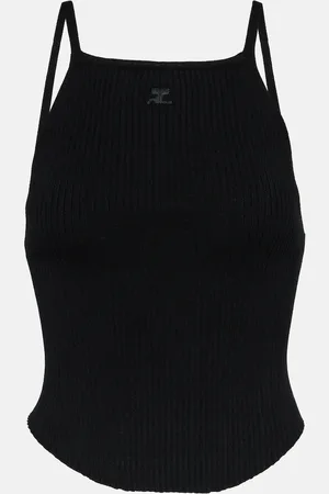 Courrèges Courrèges Tank top in maglia a coste