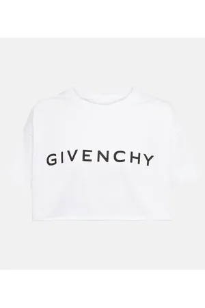 Givenchy T-shirt cropped con logo