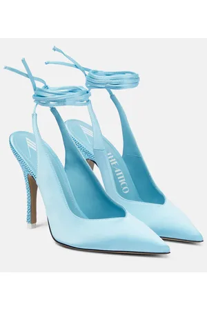 The Attico Pumps Venus in raso con cristalli