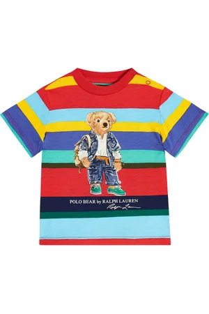 Ralph Lauren Baby - T-shirt Polo Bear in cotone