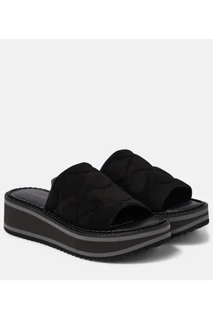 Robert Clergerie Sandali con plateau Fast in suede
