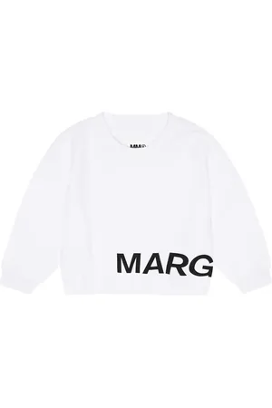 Maison Margiela Baby - Felpa in cotone con logo