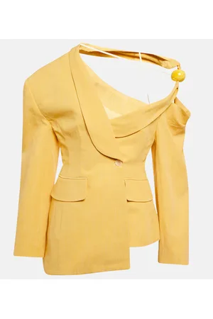 Jacquemus Blazer La Veste Baska in misto lino