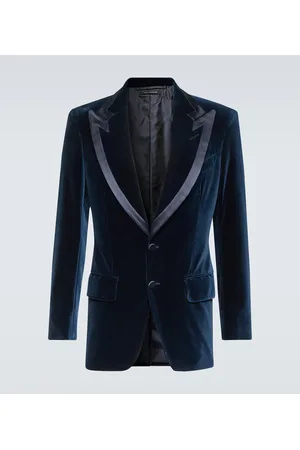 Tom Ford Blazer da smoking Atticus in velluto