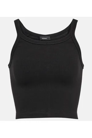 WARDROBE.NYC X Hailey Bieber - Top cropped HB in jersey a coste