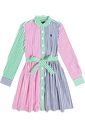 Ralph Lauren Abito chemisier in cotone a righe