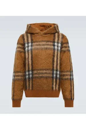 Burberry Felpa in misto lana a quadri