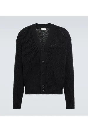 LEMAIRE Cardigan in maglia a coste di cotone