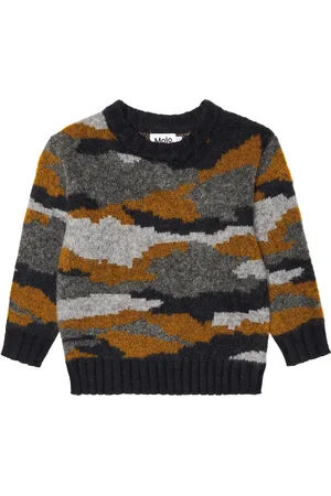 Molo Pullover Bello con stampa camouflage