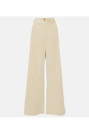 Etro Pantaloni in velluto a coste a vita alta