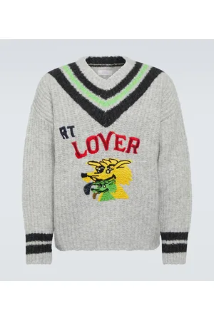ERL Pullover in misto lana con ricamo