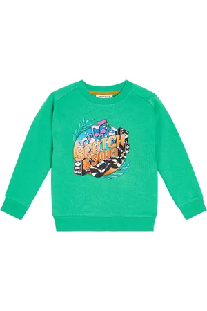 Scotch&Soda Felpa in misto cotone con stampa
