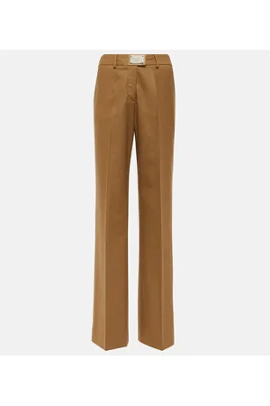 Dolce & Gabbana Pantaloni a vita alta in lana