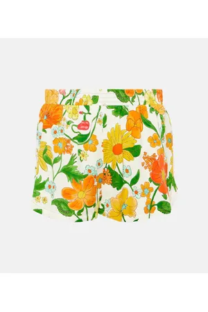 Stella McCartney Shorts con stampa a vita media