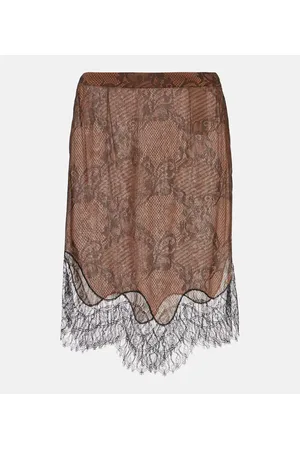 Tom Ford Minigonna Ramage Tattoo in pizzo
